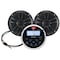 Boss Audio MCKGB350B.6 Combo-Marine Gauge Radio w/Antenna-2 6.5" Speakers-Black MCKGB350B.6 - alternate 1